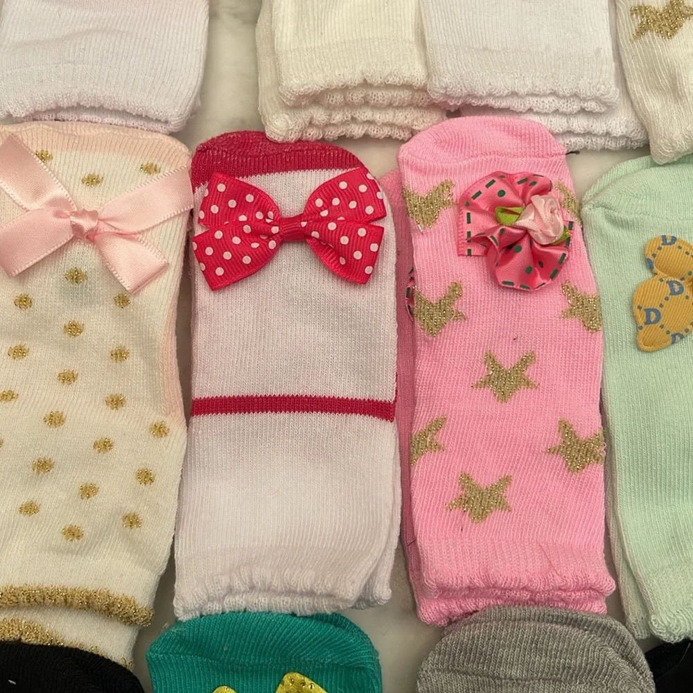 Bom A 20 packs newborn baby socks set (12-24 months old)